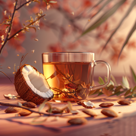 Rooibos coco & amandes – Infusion douce & gourmande sans théine