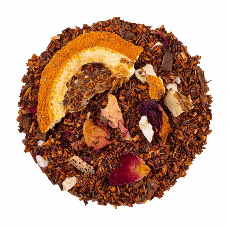 Rooibos orange, cannelle & caramel – Infusion douce et épicée
