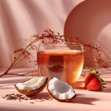 Rooibos Fraise Colada – Infusion fruitée & exotique sans théine