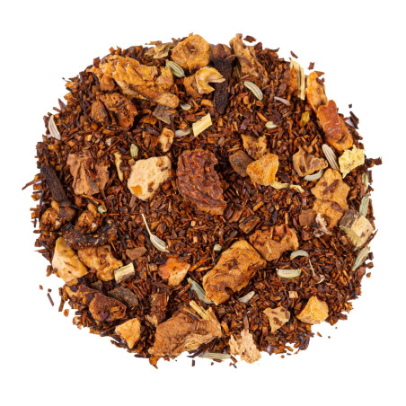 Rooibos pomme grillée & cannelle – Infusion chaleureuse sans théine
