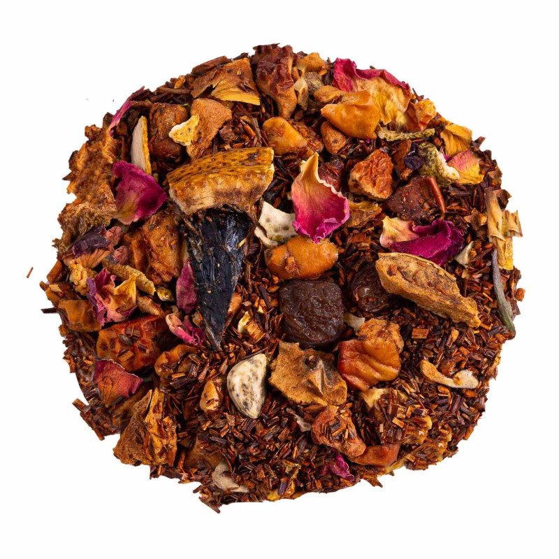 Rooibos pomme & gâteau – Infusion gourmande façon tarte sans théine