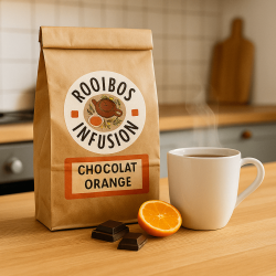 Rooibos orange chocolat – Infusion gourmande sans théine