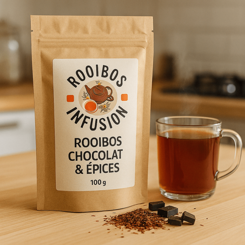Rooibos chocolat & épices – Infusion épicée et gourmande sans théine
