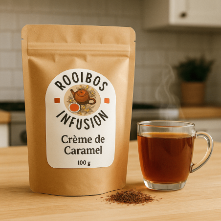Rooibos crème de caramel – Infusion gourmande sans théine