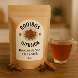 Rooibos de Noël à la cannelle – Infusion festive & épicée sans théine
