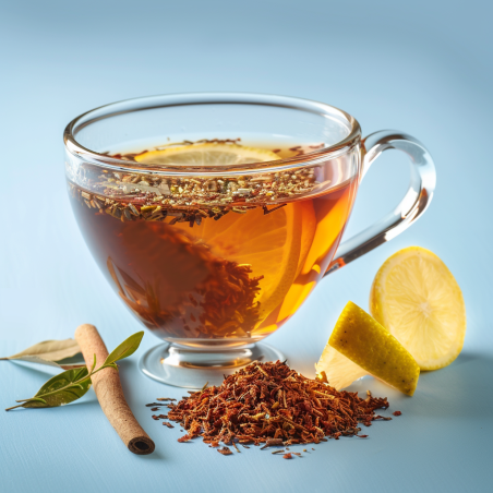 Rooibos gingembre & citron – Infusion tonique et apaisante sans théine