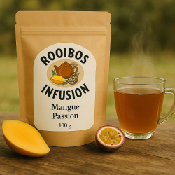Rooibos mangue & passion – Infusion exotique & fruitée sans théine