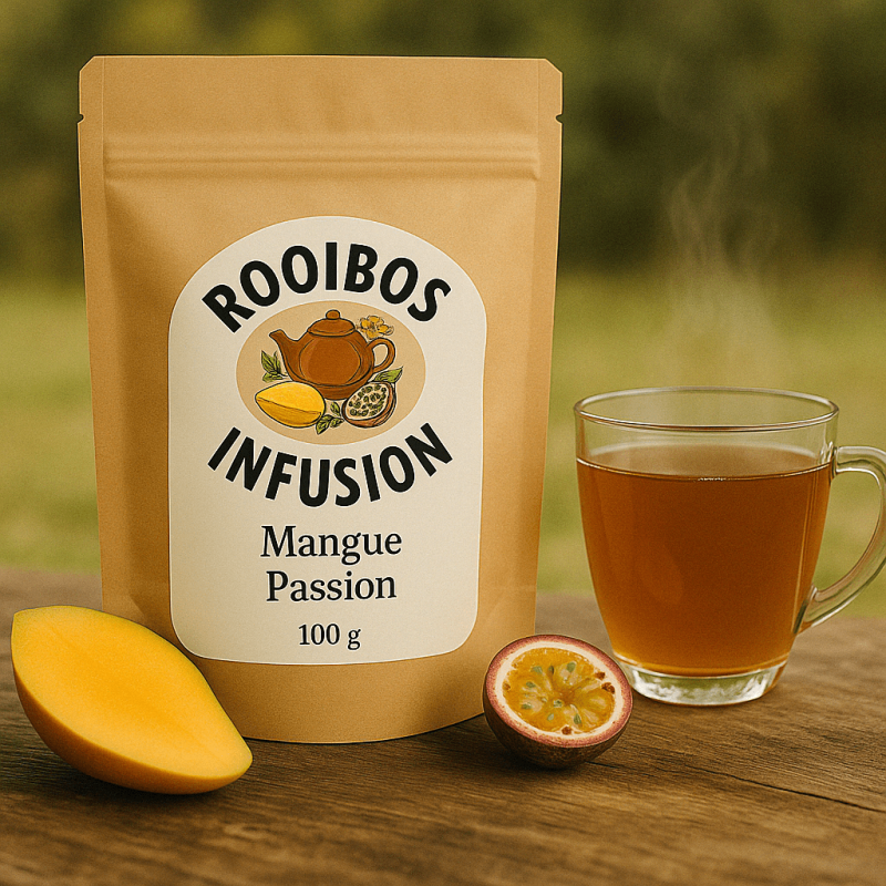 Rooibos mangue & passion – Infusion exotique & fruitée sans théine