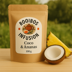Rooibos Passoa Colada – Infusion fruitée coco & ananas sans théine