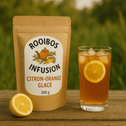 Rooibos citron-orange glacé – Infusion fraîche & désaltérante sans thé
