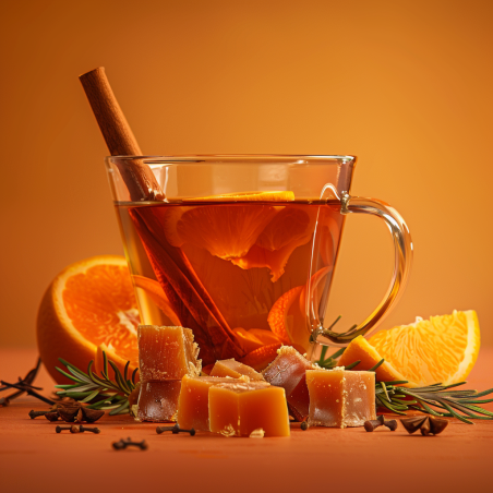 Rooibos orange, cannelle & caramel – Infusion douce et épicée