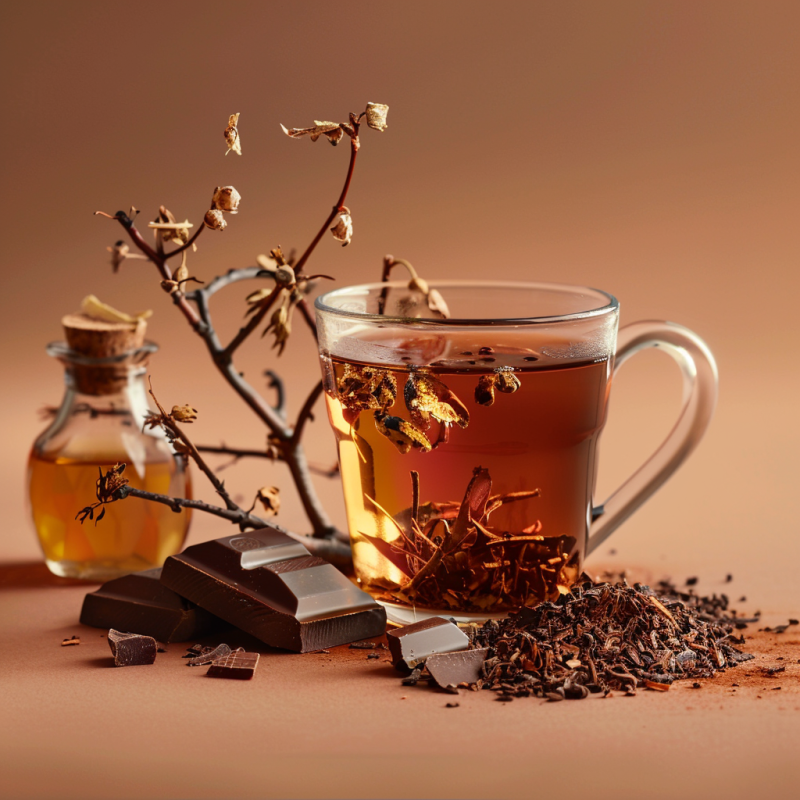 Rooibos chocolat & sirop d’érable – Infusion gourmande sans théine