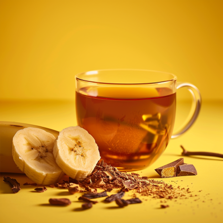 Rooibos caramel, cacao & banane – Infusion dessert sans théine