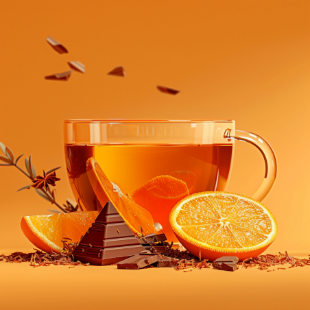 Rooibos orange chocolat – Infusion gourmande sans théine