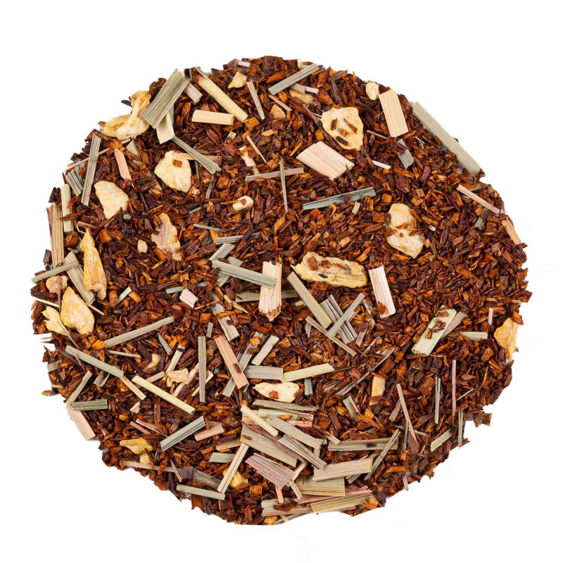 Rooibos gingembre & citron – Infusion tonique et apaisante sans théine