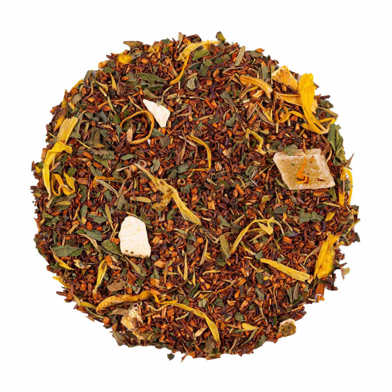 Rooibos miel & citron vert – Infusion douce & fraîche sans théine